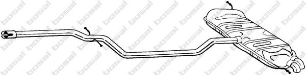BOSAL 288-175 End Silencer